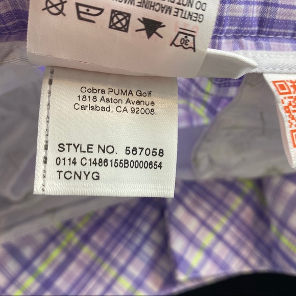 Puma Golf Plaid Tech Shorts - Picture 6 of 8